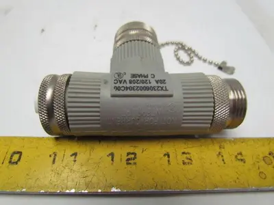 Hubbell TX2306002304C00 Tee Connector 20A 120/208VAC C Phase