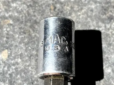Mac Tools USA 3/8" Drive 3/8" SAE Hex Bit Chrome Socket Driver X126DS
