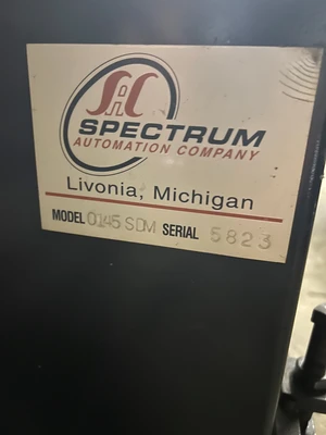 SPECTRUM AUTOMATION 0145-SDM Accessories & Tooling | Mohawk Machinery (5)