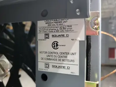 USED SQUARE D MODEL 6