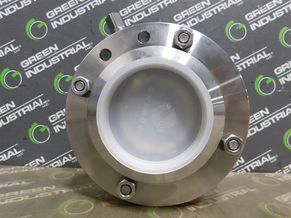Kieselmann DN 65 PN 10 AISI 304L CH 900381 Butterfly Valve 66mm ID 130mm OD New