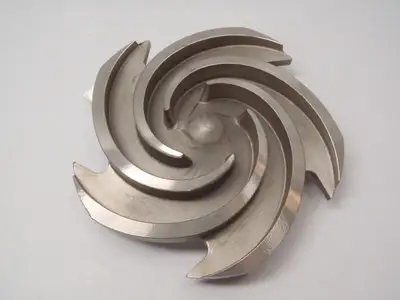 Goulds 076793-1203 Pump Impeller 7-3/8" DIA 5 Vane w/Teflon O-Ring 316SS