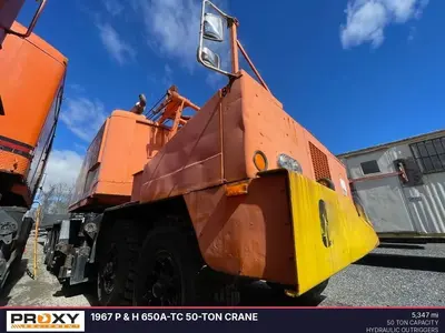 Used 1967 P & H 650A-TC 50-TON CRANE Truck-Mounted Cranes Pennsylvania US | Proxy Equipment #1384956