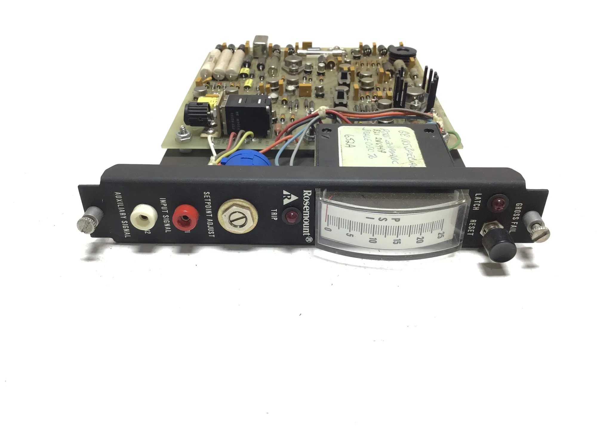 Rosemount 710DUOTT27000 Panel Meter Trip Unit Master Blank Scale