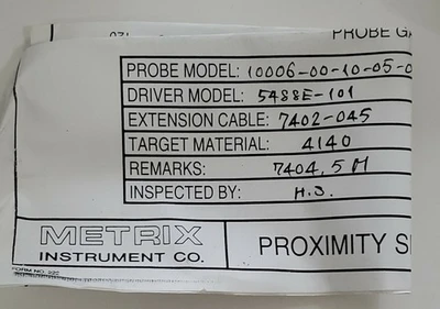 NEW METRIX 5488E