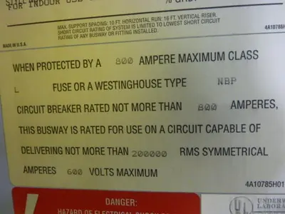 USED CUTLER HAMMER HDT63508-A02