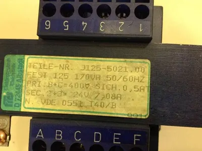 USED ELEKTRONIK J125-5021.00