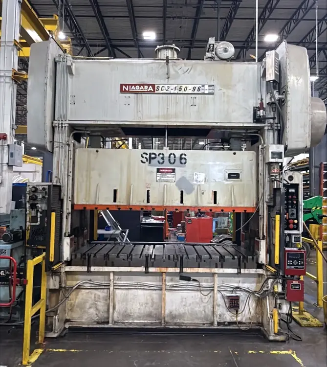 Used 1970 NIAGARA SC2-150-96 Straight Side Presses Illinois US | Machinery Marketing International #944821