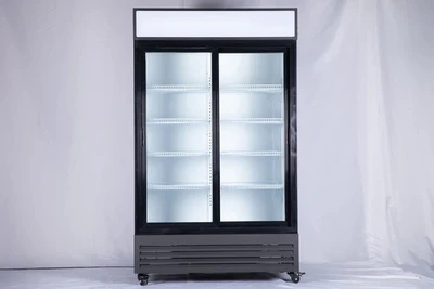 168-0038 GDR47"(S) Double Glass Door Self Contained Cooler