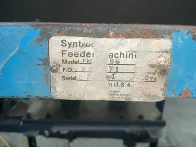 Used SYNTRON FM010B6 Chemical & Process Equipment Ohio US | HGR 24 #1469564