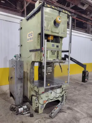 220 TON AIDA MODEL #NCI-200(2) GAP FRAME PRESS, 12.59" STROKE: STOCK #22210