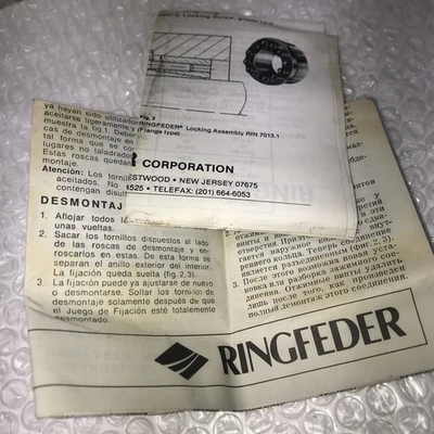 NEW Ringfeder 2 1/2” RFN 7013.0