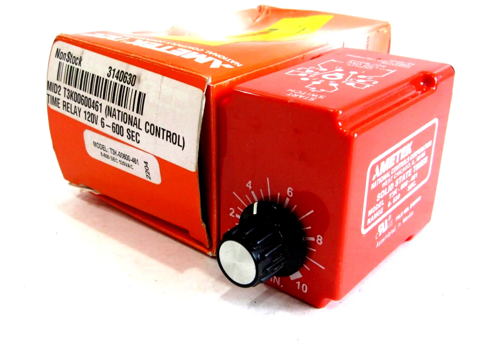 NEW AMETEK NCC T3K-00600-461 TIME DELAY RELAY T3K00600461