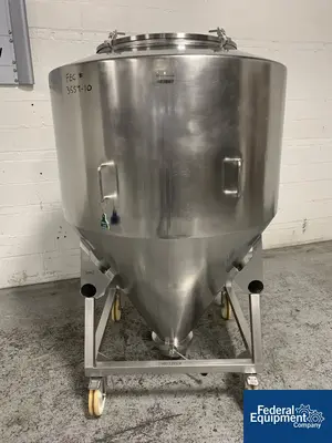 USED L.B. Bohle 1,400 Liter LB Bohle Bin, S/S