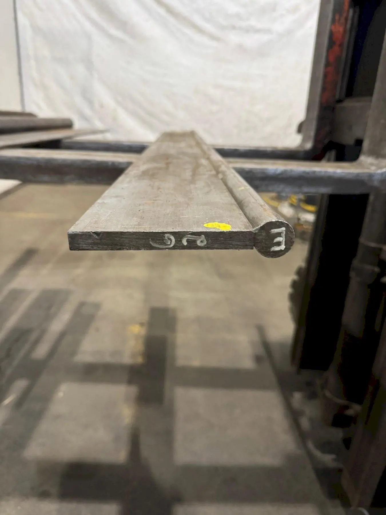 60" X 5 1/2" X 1" PRESS BRAKE RADIUS DIE. STOCK# 0875324