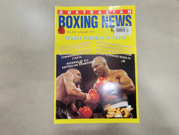 Used BOXING NEWS JANUARY 1997 VOLUME 4 NO. 1 Office Equipment British Columbia CA | Lenmark #267135