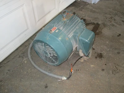 25 HP Reliance Electric AC Motor, energy efficient