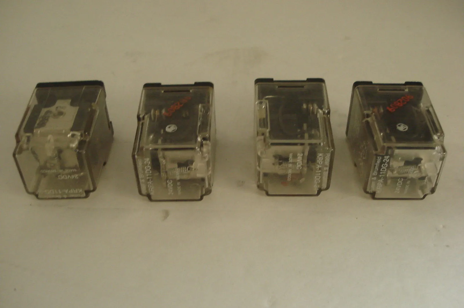 4 POTTER & BRUMFIELD RELAYS KRPA-11DG-24 USED KRPA11DG24