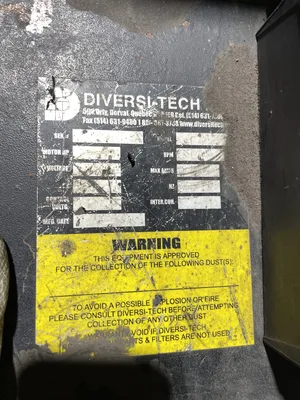 Diversi-Tech Dual Arm Portable Welding Fume Extractor/Filter 7.5HP 230/460V 3PH