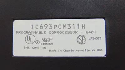 GE Fanuc IC693PCM311H Series 90-30 Programmable Coprocessor Module Used