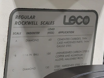 Leco Hardness Tester
