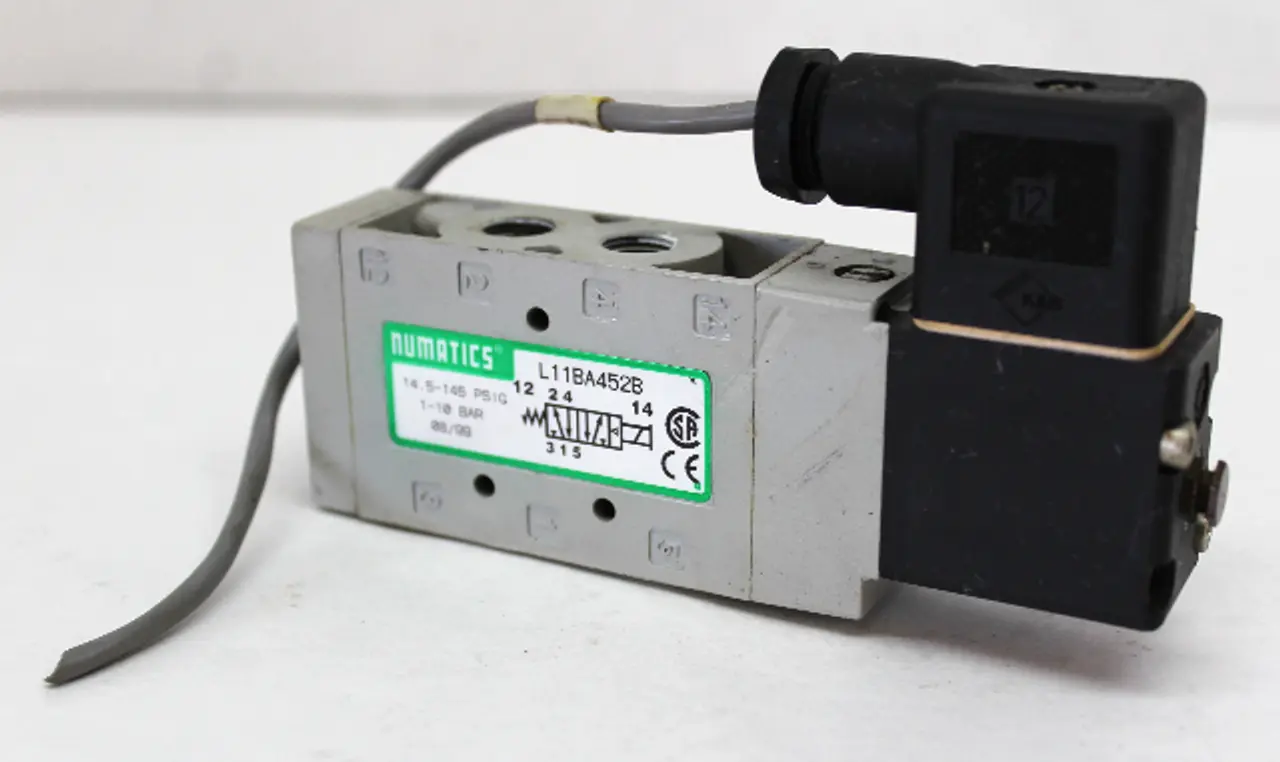 Numatics L11BA452B Solenoid Valve, 14.5 - 145 PSIG