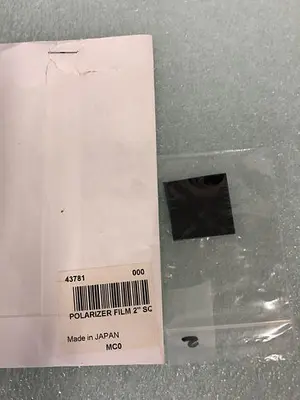 POLARIZER FILM 2'' SC