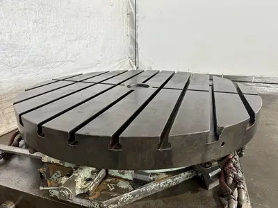 60" LUCAS AIR LIFT ROTARY POSITIONING TABLE. STOCK #0314122