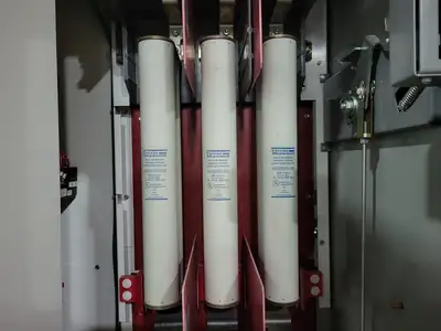 5 kV Motor Starter w/ 800A Vacuum Contactor, GE F35 Relay & 600E Fuses