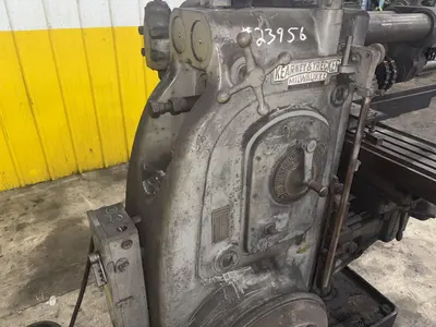 #2 KEARNEY & TRECKER MILWAUKEE MODEL 2CH HORIZONTAL MILL W/ VERTICAL HEAD: YOBRO #23956