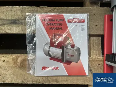 USED Robinair Robinair 2-Stage Vacuum Pump, Model 15500