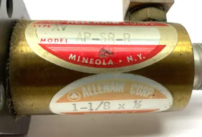 AP-SR-R | Allenair Type AV  Pneumatic Cylinder 1-1/8 x 1/2 - Used