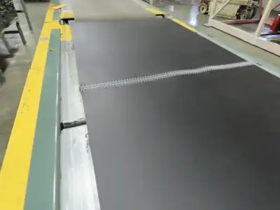 Hytrol 18"x15' Belt Conveyor 3-Stage Gapper Accumulator Center Drive 50-98 FPM