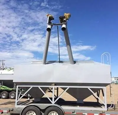 Bin, 5 Ton, Dual Compartment, Self Unloading, Auger, #A740542