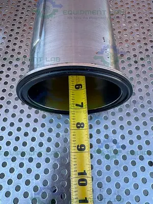 USED MILLIPORE 1R X 5"  STAINLESS STEEL CARTRIDGE FILTER HOUSING 150 PSIG/FV