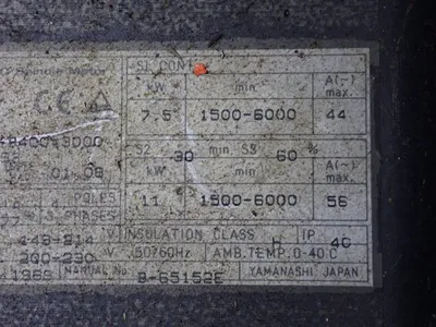 USED FANUC A06B0855B400#3000
