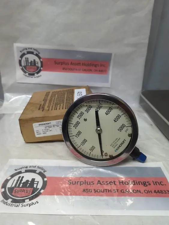 New | in-Stock ASHCROFT 45-1009-SL-02L-5000# Temperature and Pressure Testers Ohio US | Surplus Asset Holdings #1226222