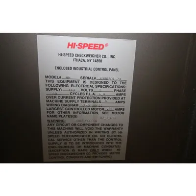 Used Mettler Toledo Hi-speed Checkweigher & Safeline Metal Detector Conveyor