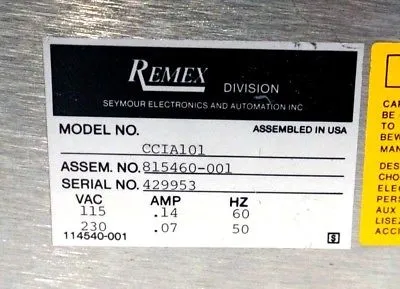 USED REMEX SEYMOUR ELECTRONICS CCIA101
