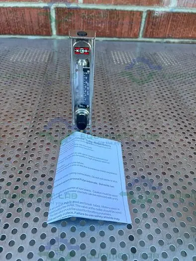 Used KING INSTRUMENT 74C214G021123510 GLASS TUBE FLOWMETER Flowmeters California US | Equipment Lab #488615