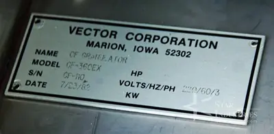 Used 1982 _UNKNOWN_ _UNKNOWN_ Oscillating Pharmaceutical Granulators California US | Star Industries #1255448