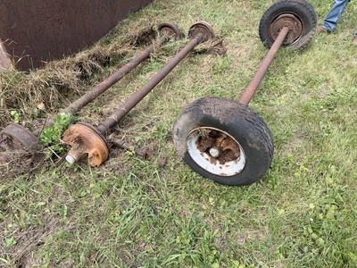 Used LOT OF (3) TRAILER AXLES _UNKNOWN_ Running Gears Michigan US | Miedema Asset Management Group #1419777