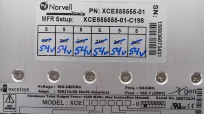 NEW DIMATIX 34614 POWER SUPPLY 54V XCE555555-01