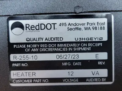 NEW 2023 RED DOT R-255-10P