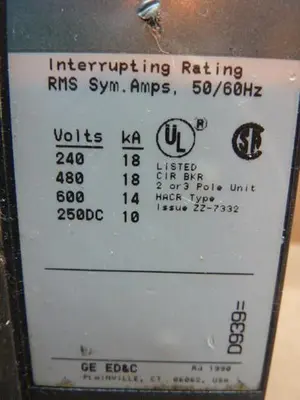 USED GENERAL ELECTRIC / GE TED136040