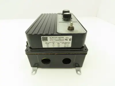 Bodine Model 858 Type FPM DC Motor Adjustable Speed/Torque Control 1/3Hp 115VAC