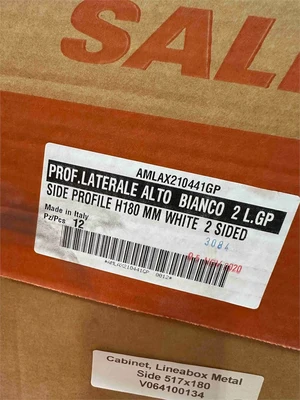 Used SALICE SIDE PROFILE H180 MM WHITE 2 SIDED Misc Woodworking Parts Florida US | MachineryMax #1437830