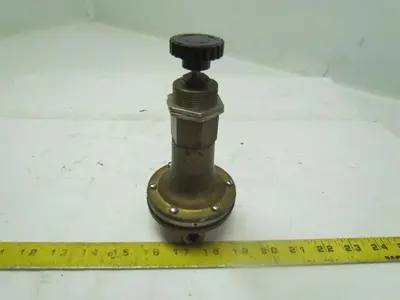 ITT Conoflow H20VT 0 30 Brass Pneumatic Air Regulator 1/4"npt