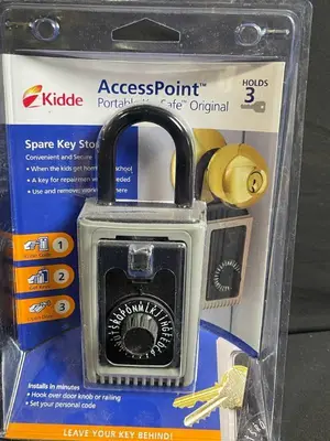 Kidde AccessPoint Portable KeySafe Original - Holds 3 Keys - 2-Pack