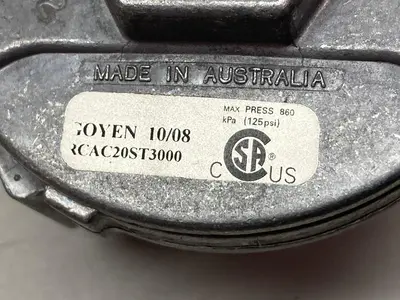 Used GOYEN RCAC20ST3000 Pump & Valve Parts Ohio US | Surplus Asset Holdings #1244881